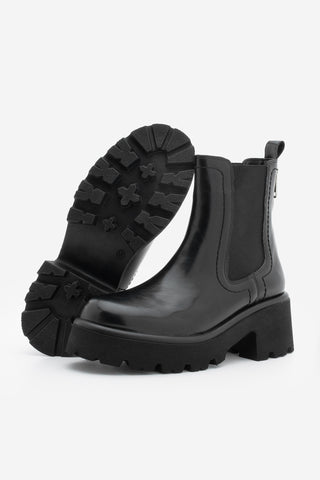 Kadın Kalın Topuklu Günlük Bot Fenros - Siyah