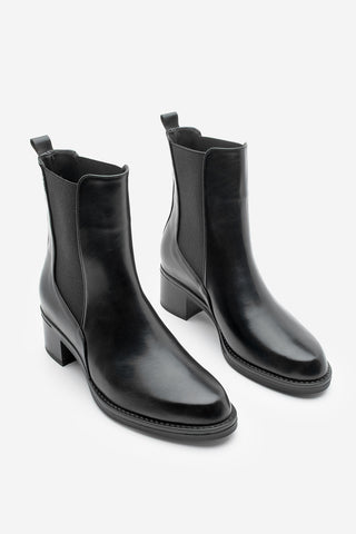 Kadın Topuklu Bot Elove - Siyah