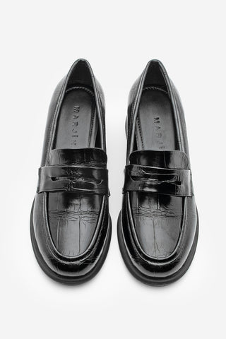 Kadın Loafer Günlük Topuklu Ayakkabı Nufit - Siyah