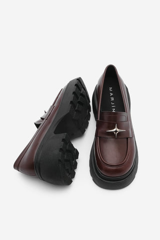 Kadın Lı Loafer Günlük Ayakkabı Monisa - Bordo