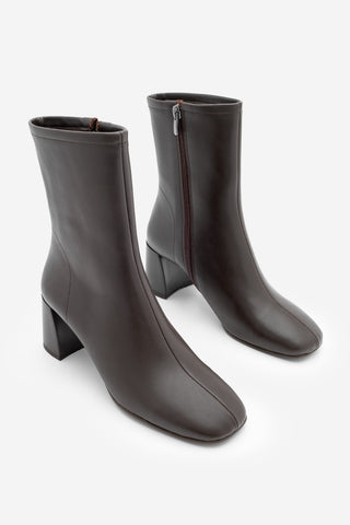 Kadın Topuklu Bot Nonas - Kahve