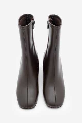 Kadın Topuklu Bot Nonas - Kahve