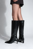 Kadın Küt Burun Topuklu Çizme Doreka - Siyah