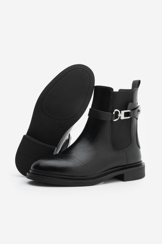 Kadın Tokalı Günlük Bot Apade - Siyah