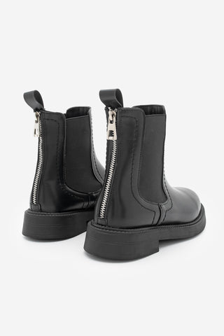 Kadın Lastikli Günlük Bot Pinge - Siyah