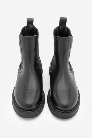 Kadın Lastikli Günlük Bot Pinge - Siyah