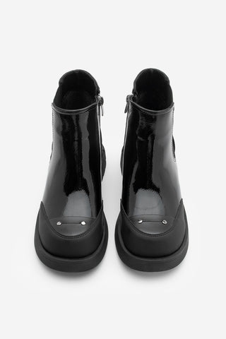 Kadın Günlük Bot Pevara - Siyah Rugan