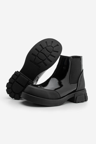 Kadın Günlük Bot Pevara - Siyah Rugan