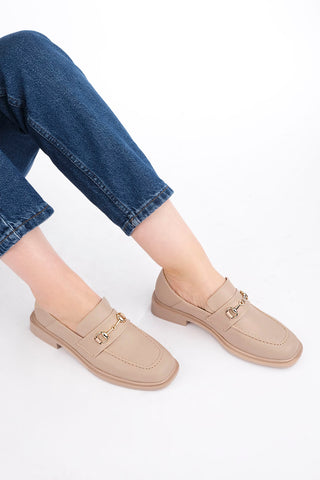 Kadın Loafer Günlük Ayakkabı Jenay - Bej