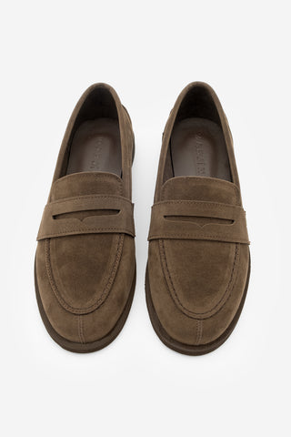 Kadın Loafer Günlük Ayakkabı Benif - Kahve Süet