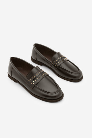 Kadın Loafer Troklu Günlük Ayakkabı Lenza - Kahve