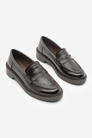 Kadın Loafer Günlük Ayakkabı Tornus - Kahve