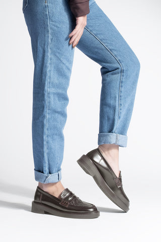 Kadın Loafer Günlük Ayakkabı Vebul - Kahve