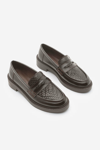 Kadın Loafer Günlük Ayakkabı Vebul - Kahve