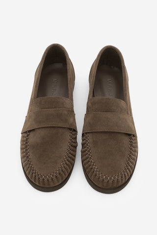 Kadın Loafer Günlük Ayakkabı Margos - Kahve Süet