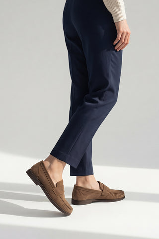 Kadın Loafer Günlük Ayakkabı Margos - Taba Süet