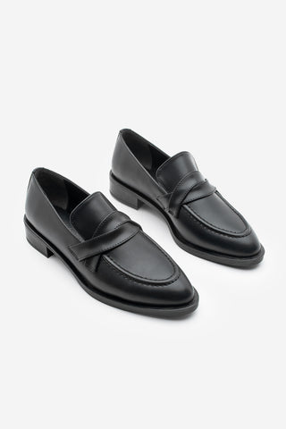 Kadın Loafer Günlük Ayakkabı Mendi - Siyah