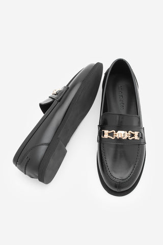 Kadın Loafer Tokalı Günlük Ayakkabı Zamira - Siyah