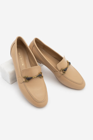 Kadın Loafer Tokalı Günlük Ayakkabı Tavelo - Bej