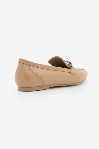 Kadın Loafer Tokalı Günlük Ayakkabı Tavelo - Bej