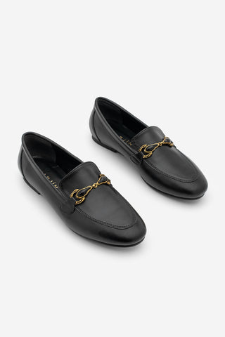 Kadın Loafer Tokalı Günlük Ayakkabı Tavelo - Siyah