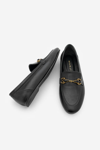 Kadın Loafer Tokalı Günlük Ayakkabı Tavelo - Siyah