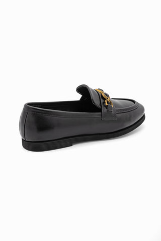 Kadın Loafer Taşlı Günlük Ayakkabı Savira - Siyah