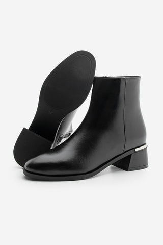 Kadın Topuklu Bot Lumbi - Siyah