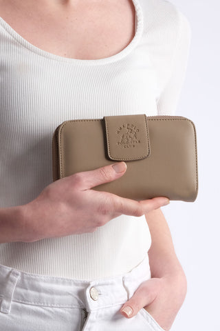 Kadın Telefon Bölmeli Cüzdan Niley - Vizon