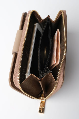 Kadın Telefon Bölmeli Cüzdan Niley - Vizon