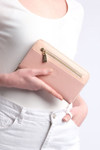 Kadın Telefon Bölmeli Cüzdan Nolena - Pudra