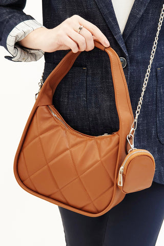 Kadın Omuz Çantası Eka - Taba