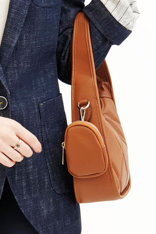 Kadın Omuz Çantası Eka - Taba