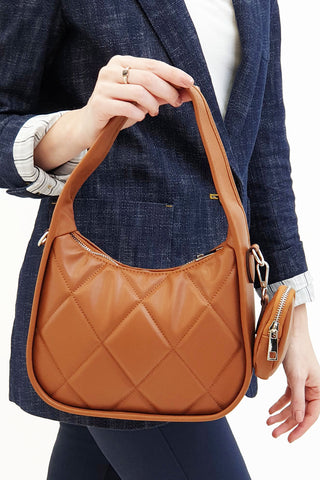 Kadın Omuz Çantası Eka - Taba