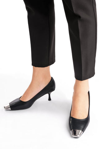 Kadın Stiletto Topuklu Ayakkabı Sedin - Siyah