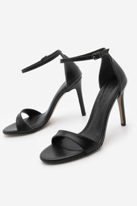 Kadın Bantlı İnce Topuklu Sandalet Torhen - Siyah
