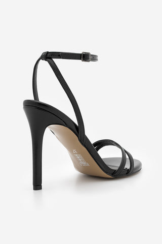 Kadın Bantlı İnce Topuklu Sandalet Moneza - Siyah