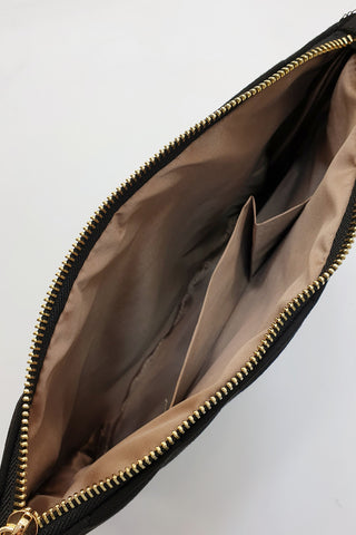 Kadın Portföy&Clutch Çanta Yanga - Siyah Süet