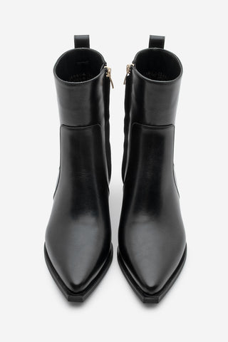 Kadın Sivri Burun Topuklu Bot Kenor - Siyah