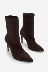 Kadın Streç Topuklu Bot Pesina - Kahve