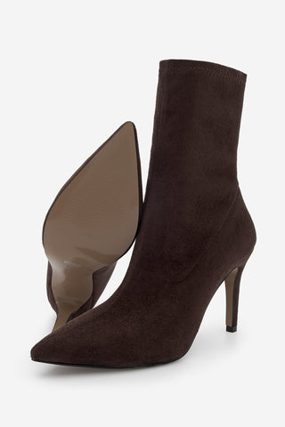 Kadın Streç Topuklu Bot Pesina - Kahve