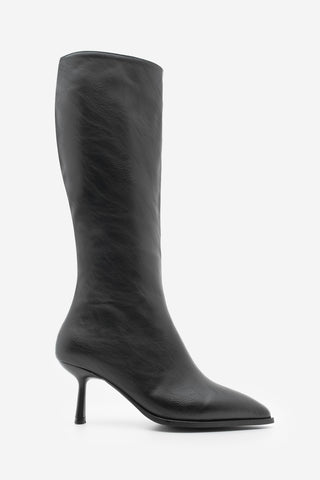 Kadın Sivri Burun Topuklu Çizme Lavisa - Siyah