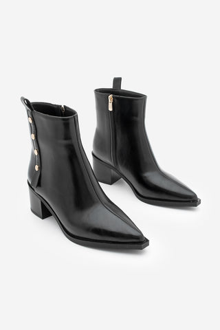 Kadın Sivri Burun Topuklu Bot Bemoza - Siyah