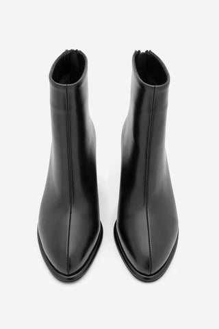 Kadın Arkadan Fermuarlı Topuklu Bot Atirya - Siyah