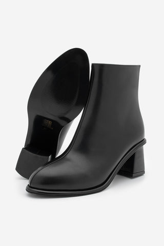 Kadın Arkadan Fermuarlı Topuklu Bot Atirya - Siyah
