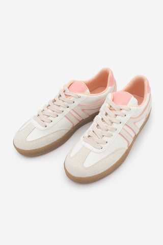 Kadın Sneaker Bağcıklı Spor Ayakkabı Denor - Pembe