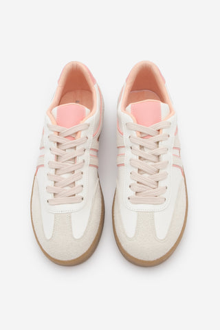 Kadın Sneaker Bağcıklı Spor Ayakkabı Denor - Pembe