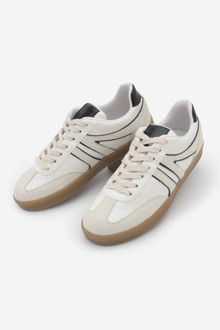 Kadın Sneaker Bağcıklı Spor Ayakkabı Denor - Siyah