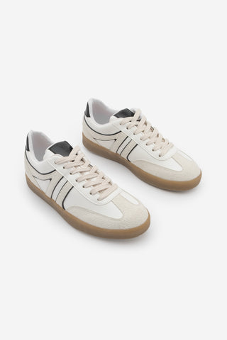 Kadın Sneaker Bağcıklı Spor Ayakkabı Denor - Siyah