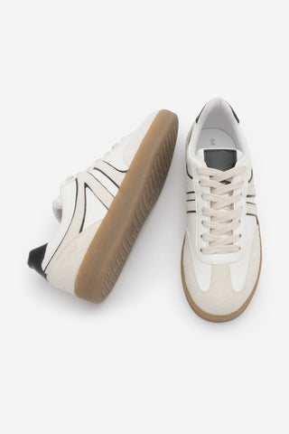 Kadın Sneaker Bağcıklı Spor Ayakkabı Denor - Siyah